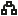 Icon representing a network structure of nodes.