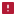 Exclamation mark on red background icon.