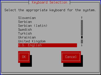 Tastaturlayout auswählen