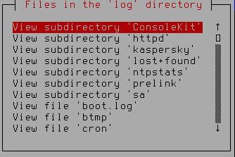 Protokolldateien anzeigen
