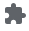 A puzzle piece-shaped icon