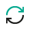 The updating icon in the form of 2 arrows: green abd black.