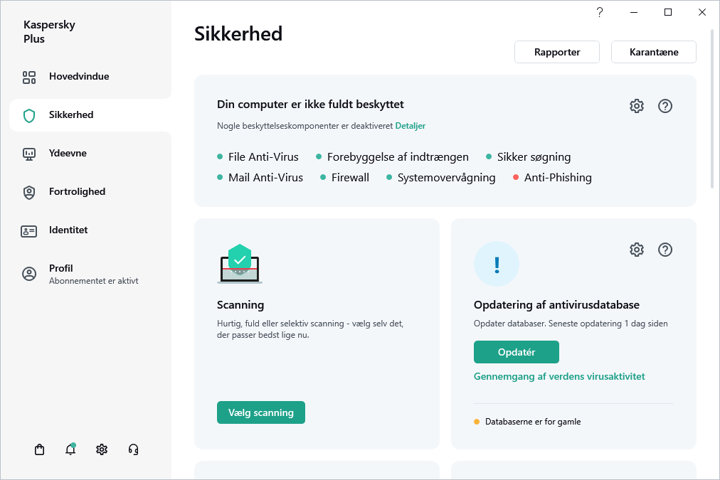 Anti-Virus databaseopdatering