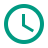 Ícono de reloj de llamadas recientes